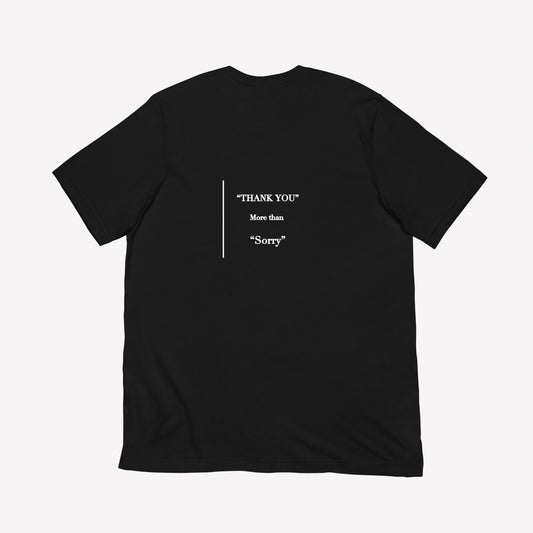 “Thank you” more than “Sorry”