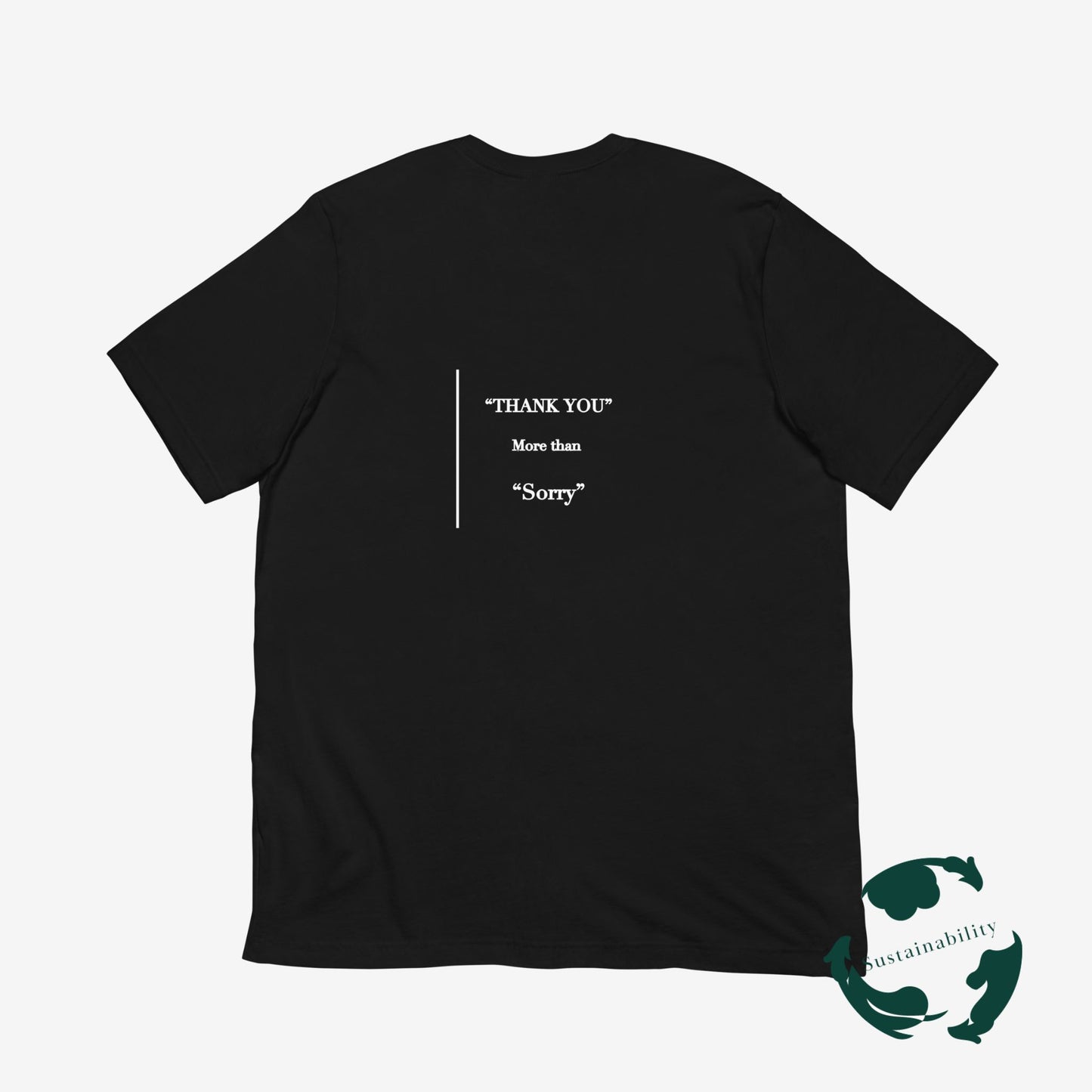 “Thank you” more than “Sorry”